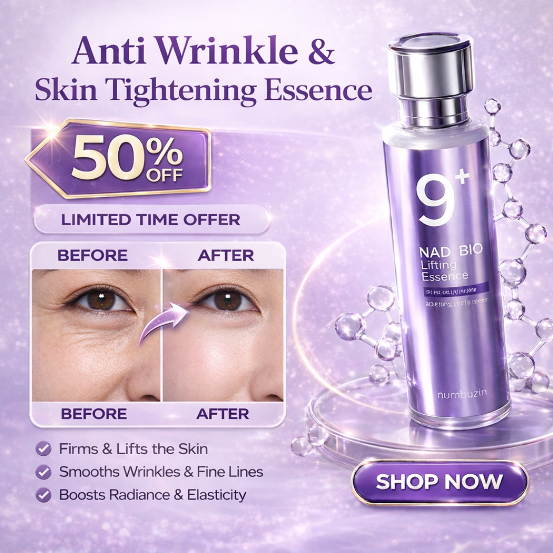 Numbuzin Anti-Wrinkle & Skin Tightening Essence | 50 Peptides Formula For Collagen Boost | Firm, Lifts, Remove Wrinkles & Fine Lines