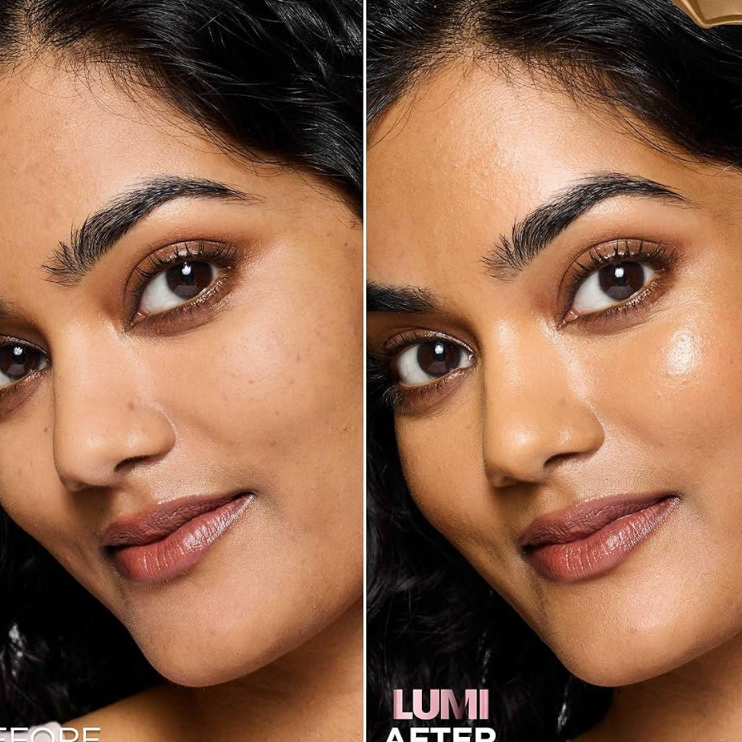 Renee lumi Glow Duo | Glowing moisturizer + Glowing Compact powder | long lasting & waterproof Dewy finish makeup base