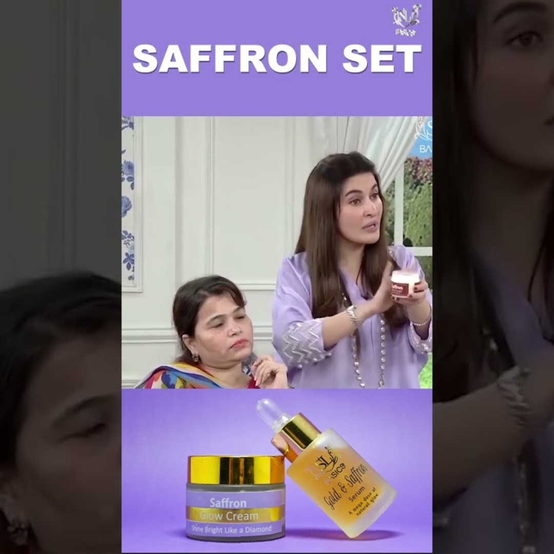 SL Basics Skin Brightening Booster – Saffron & Gold Magic for reducing pigmentation & dark spots