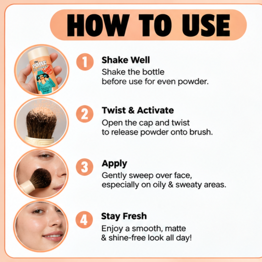 Benefit Agent Zero Shine – Pore & Sweat Proof Touch Up Powder – Instant Shine Control, Pore Minimizing & Sweat Resistant – Lightweight, Mattifies Skin – On-the-Go, Mess-Free