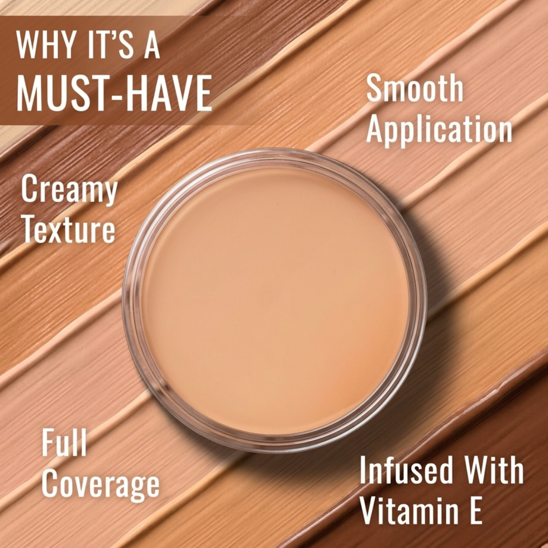DAILY LIFE FOREVER52 TENDER CREAM – All-in-One Cover + Conceal + Correct – High Coverage, Smooth Finish – Creamy Texture, Long Lasting – Evens Tone, Conceals Flaws, Brightens & Corrects