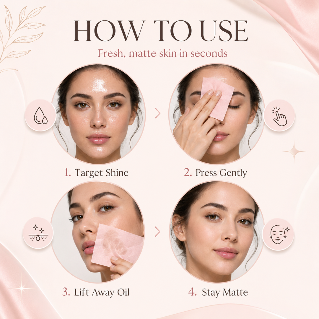 Sephora Matte On-The-Go Blotting Papers – Instant Shine Control, Anytime Anywhere – 50 Oil Absorbing Sheets + 1 Adhesive – Instant Matte, Shine Control – Easy To Carry, Quick Touch-Ups – For Oily