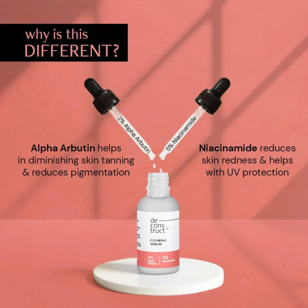 Deconstruct Clearing Serum - Remove Pigmentation & dark spots in just 7 days - Guaranteed Results