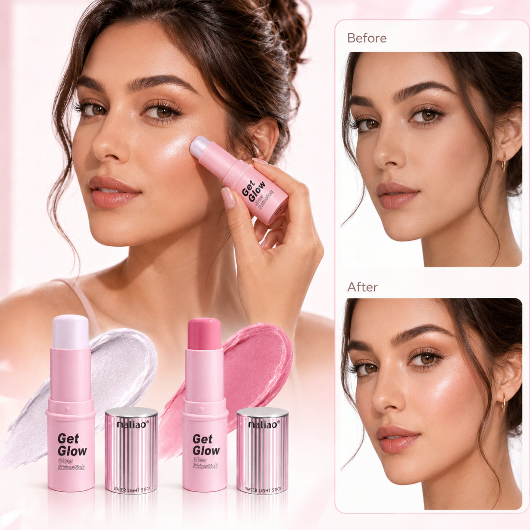 maliao Glow Skinstick – Buy 1 Get 1 FREE – Instant Glow, Effortless You - Dewy Finish, Lightweight, Long-Lasting – For All Skin Tones