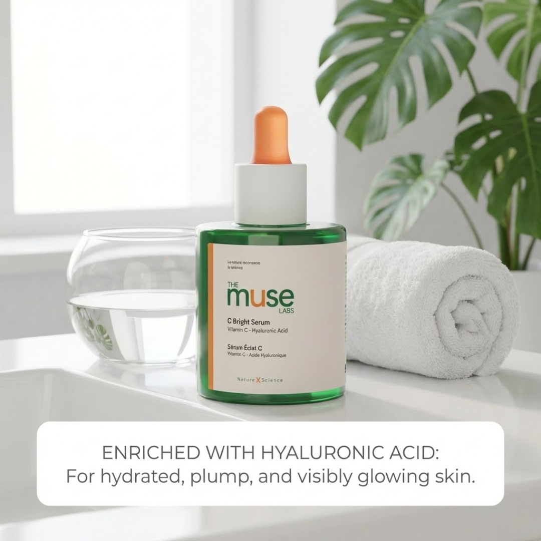 The Muse Labs C-Bright Serum | Brighter, Smoother & Even-Toned Skin in Just 3 Days