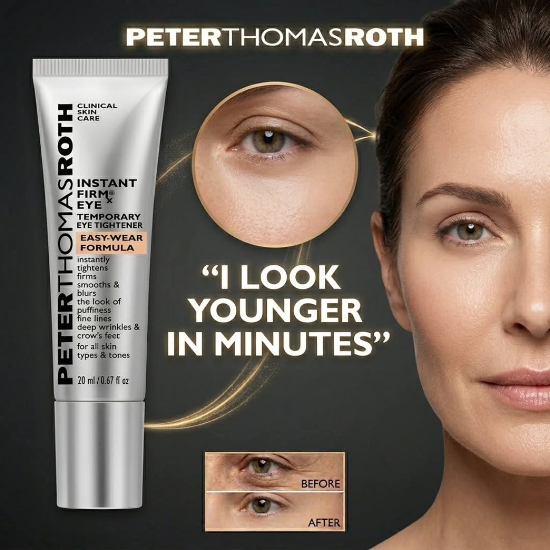 Instant Firm® Skin Tightener | Instantly Tightens, Firms & Smooths Puffiness, Fine Lines, Deep Wrinkles & Crow's Feet – Easy-Wear Formula with Peptides