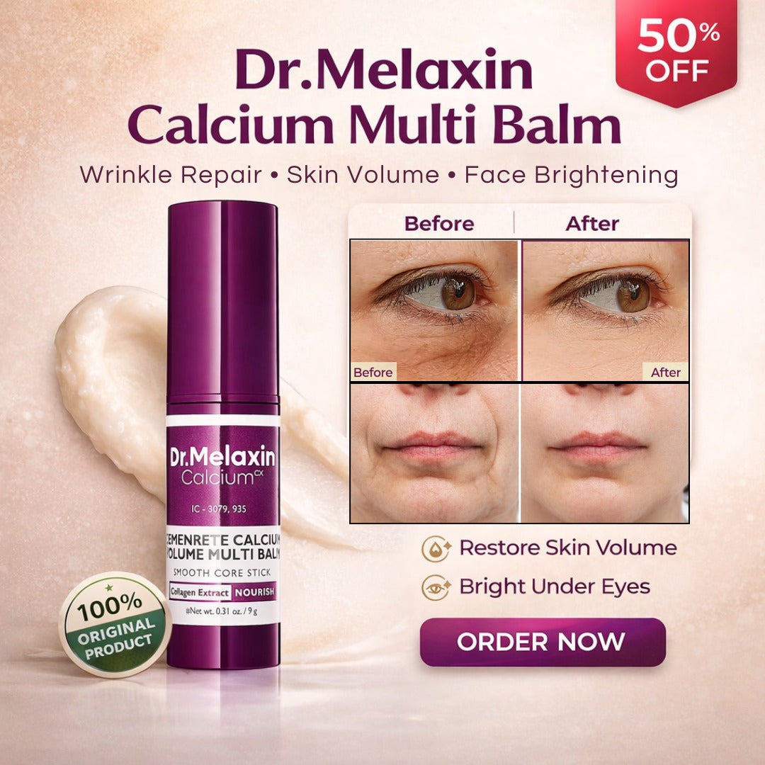 Dr. Melaxin Calcium & Collagen Balm Stick | Repair Wrinkles & Repair Skin Cells | Tighten Skin tissues & Brighten Skin